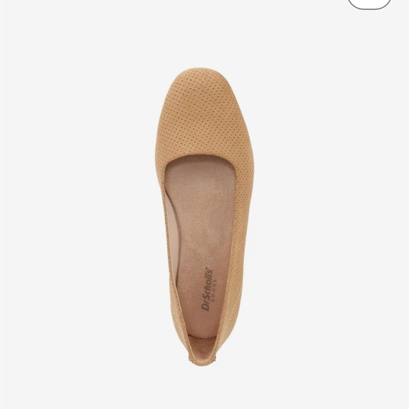 NIB Dr Scholl’s Wesley Warm Tan Microfiber ballet flat size 6M - Picture 2 of 6